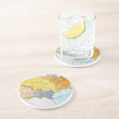 U.S. 地図1776-1884年 コースター (側面)