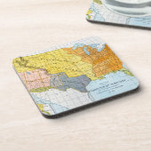 U.S. 地図1776-1884年 コースター (左側)