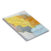 U.S. 地図1776-1884年 ノートブック (右側)