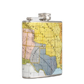 U.S. 地図1776-1884年 フラスク (右)