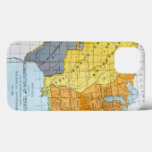 U.S. 地図1776-1884年 Case-Mate iPhoneケース (裏面 (横))