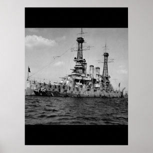 U.S. 戦艦のニュージャージーのin_Warイメージ ポスター