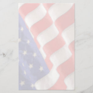 U.S. 旗の文房具 便箋