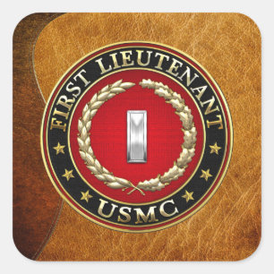 U.S. 海兵隊員: 中尉(USMC 1stLt) [3D] スクエアシール
