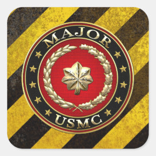 U.S. 海兵隊員: 専攻して下さい(USMCの専攻学生) [3D] スクエアシール