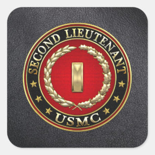 U.S. 海兵隊員: 少尉(USMC 2ndLt) [3D] スクエアシール