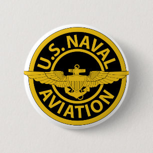 U.S. 海軍の航空活動- 2 缶バッジ
