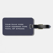 U.S. 海軍シービー ラゲッジタグ (裏面横)