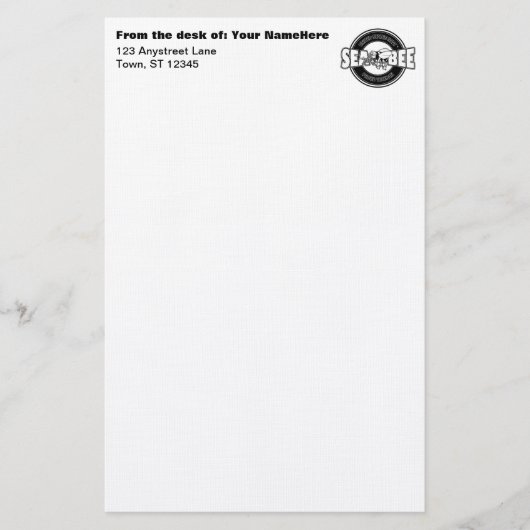 U.S. 海軍シービー 便箋 (正面)