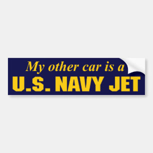U.S. 海軍ジェット機 バンパーステッカー