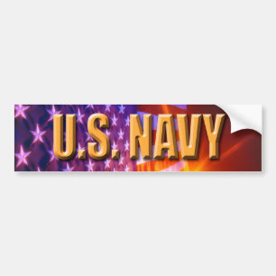 U.S. 海軍バンパーステッカー バンパーステッカー