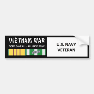 U.S. 海軍ベトナム戦争の退役軍人 バンパーステッカー