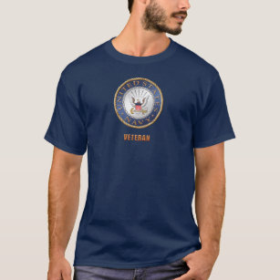 U.S. 海軍人の基本的なアメリカ Tシャツ