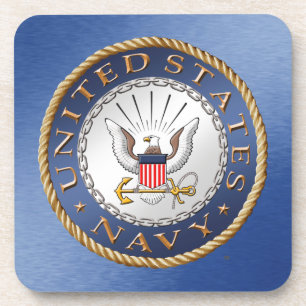 U.S. 海軍堅いプラスチックコースター コースター