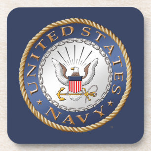 U.S. 海軍堅いプラスチックコースター コースター