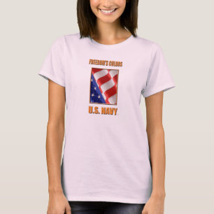 U.S. 海軍女性の基本的なTシャツ Tシャツ