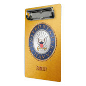 U.S. 海軍家族の小型クリップボード ミニクリップボード (アングル2)