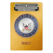 U.S. 海軍家族の小型クリップボード ミニクリップボード (正面)