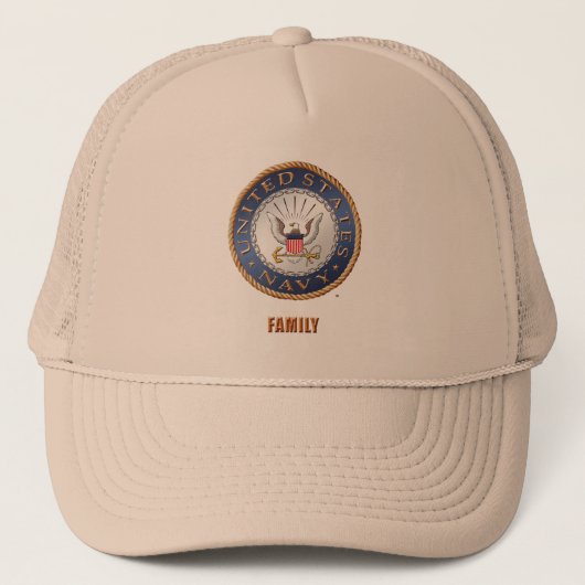 U.S. 海軍家族の帽子 キャップ (正面)
