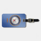 U.S. 海軍家族の荷物のラベル ラゲッジタグ (正面横)