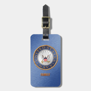 U.S. 海軍家族の荷物のラベル ラゲッジタグ