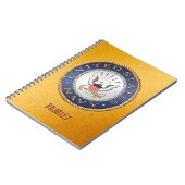 U.S. 海軍家族の螺線形の写真のノート ノートブック (左側)