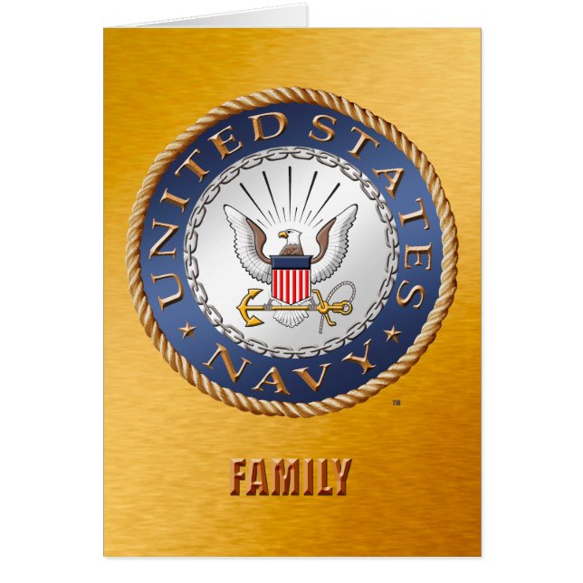 U.S. 海軍家族カード (正面)