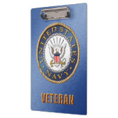 U.S. 海軍退役軍人のクリップボード クリップボード (左)
