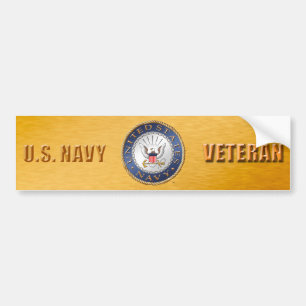 U.S. 海軍退役軍人のバンパーステッカー バンパーステッカー