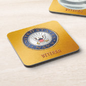 U.S. 海軍退役軍人の堅いプラスチックコースター コースター (左側)