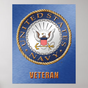 U.S. 海軍退役軍人ポスター ポスター