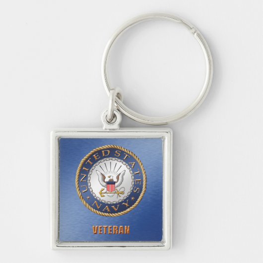 U.S. 海軍退役軍人Keychain キーホルダー (正面)