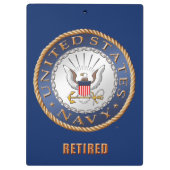 U.S. 海軍退職したなクリップボード クリップボード (裏面)