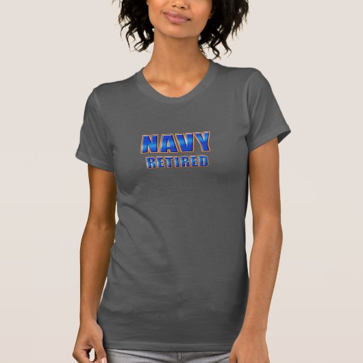 U.S. 海軍退職したなTシャツ Tシャツ (正面)