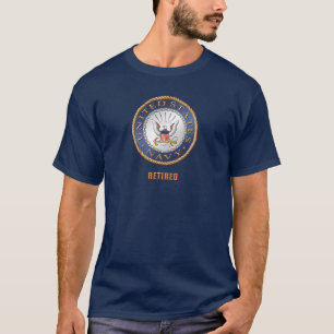U.S. 海軍退職したなTシャツ Tシャツ