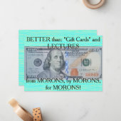 U.S. 百のドルの星のノート ノートカード (正面/裏面インサイチュ)