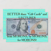 U.S. 百のドルの星のノート ノートカード (正面/裏面)