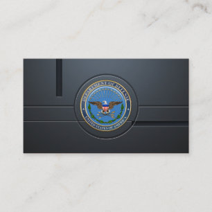 U.S. 紋章[ (DOD)3D]国防省 名刺