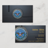 U.S. 紋章[ (DOD)3D]国防省 名刺 (正面/裏面)