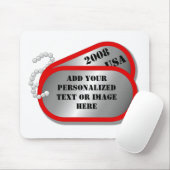 U.S. 軍隊-ドッグタッグ マウスパッド (マウス)