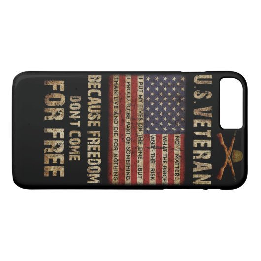 U.S. 退役軍人のiphoneの場合 Case-Mate iPhoneケース (裏面(横))