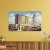 U.S.郵便局、市役所、連邦建物 キャンバスプリント (インサイチュ (リビング))