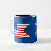 U.S. 騎兵隊は襲います ツートーンマグカップ (正面左)