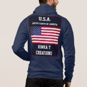 U.S.A. キンカティークリエーションズ パーカ (裏面)