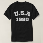 U.S.A 1980 Tシャツ (デザイン正面)