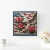 U.S.A. 250th Anniversary Commemorative スクエア壁時計 (ホーム)