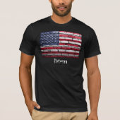 U.S.A. Flag Veteran Tシャツ (正面)