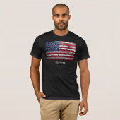 U.S.A. Flag Veteran Tシャツ (正面フル)