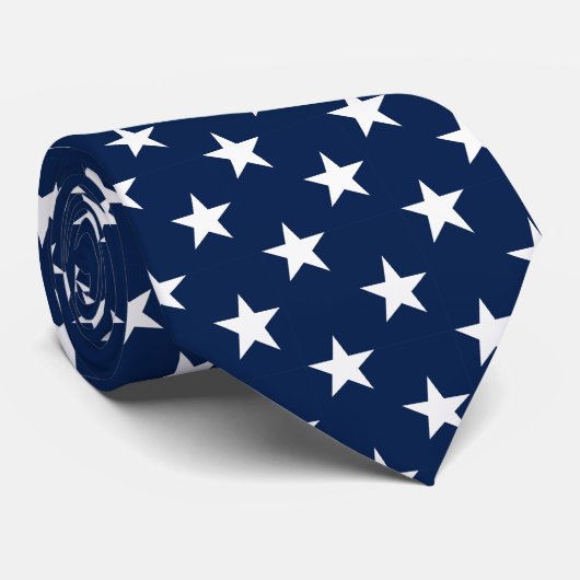 U.S. American Flag Large-sized Stars ネクタイ (ロール)