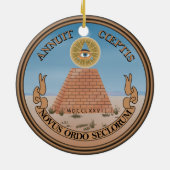 U.S. Army®のカスタムなクリスマスのオーナメント セラミックオーナメント (裏面)